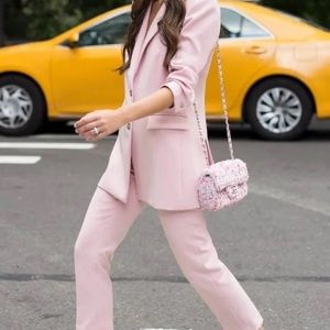 Something Navy Pink Suit Pants
